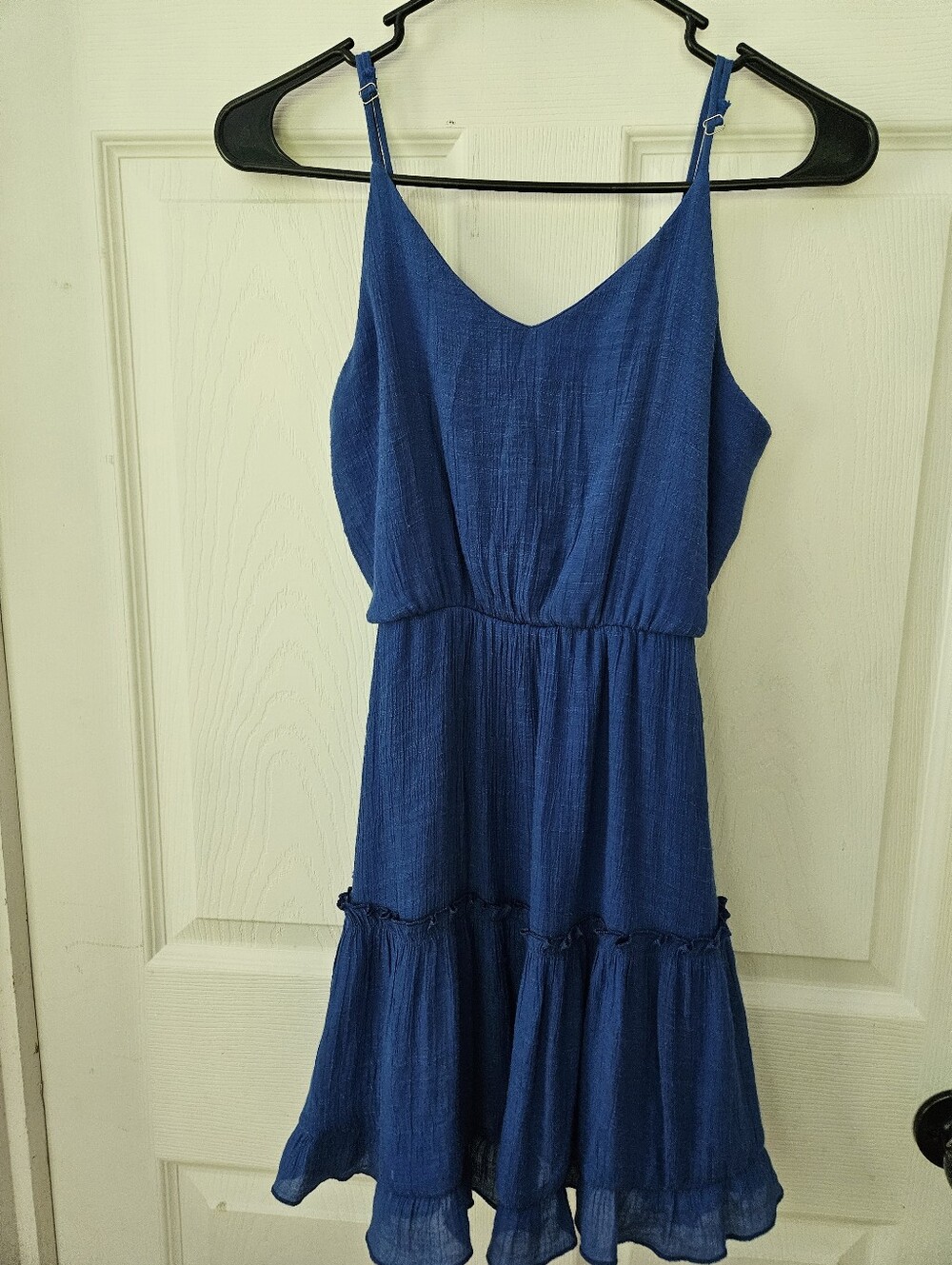 Altar'd State Royal Blue Spaghetti-Strap Mini Dress